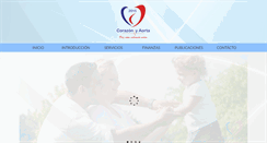 Desktop Screenshot of corazonyaorta.com